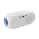 ÖZKA GSM Asonic AS-W6 1200mAh 5W Beyaz Bluetooth-Aux-Derece-Usb Double Alarmlı Saat Speaker