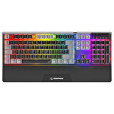 Rampage Carbon Pro 2.4ghz+BT5.0+Type-C Bağlantı Red Switch Rgb Bilek Destekli Mekanik Gaming Oyuncu Klavye