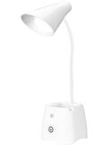 S-link SL-M9001 3AA Pil ve Usb Destekli Beyaz Masa Üstü 15 SMD Ledli Okuma Lambası