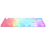 Klavye Oyuncu Gaming Rgb Rainbow Membrane Everest KB-24 Beyaz