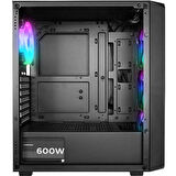 Rampage Armor V2 4X120MM Rgb Fanlı 600W 80PLUS Bronze Midt Atx Gamıng Kasa