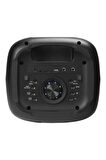 Mikado 40W TWS FMli RGB Işıklı Kablosuz Mikrofonlu Kule Bluetooth Hoparlör