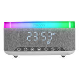 Mikado MD-W8 Bluetooth 1200mAh Kablosuz Şarj, Alarmlı Saat ve RGB Gece Lambası Özellikli Hoparlör