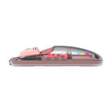 Everest SM-BT89 OPAL Şarj Edilebilir Sessiz Pembe Transparan RGB 2in1 2BT ve 2.4GHz Kablosuz Mouse