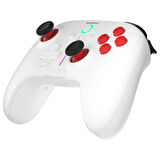 Rampage Hydra Android/PC Uyumlu Kablosuz (Bluetooth & 2.4 GHz) Oyun Kolu Gamepad - Beyaz