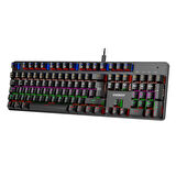 Everest KB-MK1 Lumos Siyah USB Rainbow Aydınlatmalı Blue Switch Full Anti-Ghosting Mekanik Gaming Oyuncu Klavye