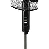 Everest FAN10 EcoWind Siyah 16" Maks 45W 3 Kademe 1100RPM Metal Yıldız Ayak 3 Bıçaklı Vantilatör/ Pervanesi