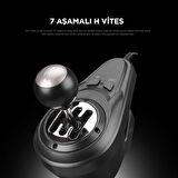 Rampage V902 Oyuncu Direksiyon Seti PC 3 Pedallı Oyuncu Direksiyonu ( Sadece PC Uyumlu )