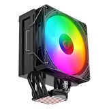 Rampage OCTAGON C70 Siyah 12cm ARGB Sıcaklık Göstergeli Hava Soğutucu - OCTAGON C70 SIYAH