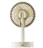 Everest EFN14 Krem 1200mAh 3 Hız Kademeli Masaüstü USB Fan
