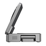 S-Link SW-CWF116 Siyah Telefon Kulaklık Akıllı Saat 15W 3 in 1 Magsafe IQ2 Kablosuz Şarj Cihazı
