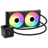 Rampage HELIOS D24 ARGB LED Sicaklik Göstergeli 240mm Islemci Sivi Sogutucu