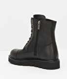 Harley Davidson Black Hakiki Deri Kadın Bot & Bootie HD0777054003