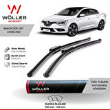 Renault Megane 4 Silecek 2016 Sonrası Wöller Silecek Takımı Araca Özel