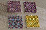 Mandala Desenleri Doğal Taş Bardak Altlığı 4'lü set - Natural Stone Coasters