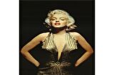 Marilyn Monroe Fotoğrafları Doğal Taş Bardak Altlığı 4'lü set - Natural Stone Coasters