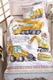 Cottonbox Junior Track Tek Kişilik Nevresim Takımı Turkuaz