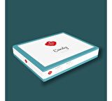 Cotton Box Candy Çiçekli Pamuk Çift Kişilik Nevresim Takımı
