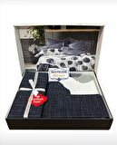 Cotton Box Modern Geometrik Pamuk Çift Kişilik Nevresim Takımı