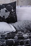 Cotton Box Dark Geometrik Pamuk Çift Kişilik Nevresim Takımı