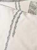 Cotton Box Çift Kişilik Elit Saten Nevresim Takımı Sandero Haki