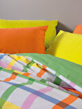 Cozy Home Popping Colors Çift Kişilik Lastikli Çarşaflı Nevresim Takımı Hype Yeşil