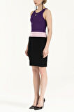 Mor Triko elbise 28062 | 44