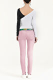 Lila Dar kesim pamuk pantolon 40933 | 42