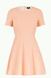 Somon Volanlı mini elbise 91200 | 44