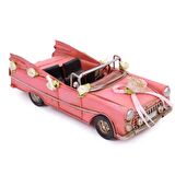 Dekoratif Metal Vintage Gelin Arabası Klasik Chevrolet Araba 24 cm