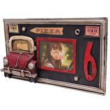 Dekoratif Metal Çerçeve Araba Dekorlu