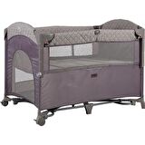 Prego Miami Basic Anne Yanı Oyun Parkı Park Yatak 70x110 Bej +Yatak 8041