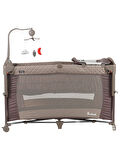Prego Bedside Anne Yanı Oyun Parkı 70x120 cm Gri