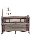 Prego Bedside Anne Yanı Oyun Parkı 70x120 cm Gri