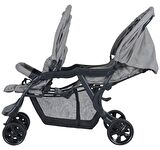 Sunny Baby Arwen İkiz Bebek Arabası 9032 Gri