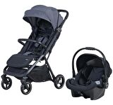 Prego 2026 Smart Fold Travel Bebek Arabası /Füme
