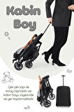 Prego Lotus Katlanabilir Kabin Boy Travel Bebek Arabası Gri 2033