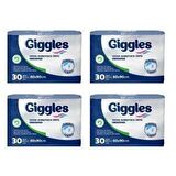 GİGGLES YATAK KORUYUCU ÖRTÜ 120 ADET 30'LU 4 PAKET
