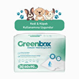 Greenbox 60x90 Hijyenik Tuvalet Eğitim Pedi 30'lu 1 Paket 30 Adet