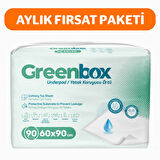Greenbox 60x90 Yatak Koruyucu Örtü 30'lu 3 Paket 90 Adet