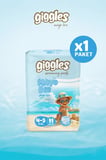 Giggles Külotlu Mayo Bebek Bezi Sıvı Geçirmez 4-5 Numara 9-15 Kg 1 Paket 11 Adet
