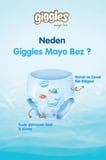 Giggles Külotlu Mayo Bebek Bezi Sıvı Geçirmez 4-5 Numara 9-15 Kg 2 Paket 22 Adet