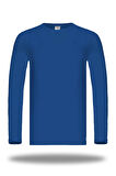 Erkek Çocuk Pamuklu Uzun Kollu Basic Badi Likralı Slim Fit Renkli̇ Sweatshi̇rt - 221 - 222