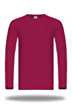 Erkek Çocuk Pamuklu Uzun Kollu Basic Badi Likralı Slim Fit Renkli̇ Sweatshi̇rt - 221 - 222