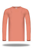 Erkek Çocuk Pamuklu Uzun Kollu Basic Badi Likralı Slim Fit Renkli̇ Sweatshi̇rt - 221 - 222
