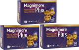 Tab Magnimore Plus Magnezyum İçeren Takviye Edici Gıda 60 Kapsül x 3 Adet