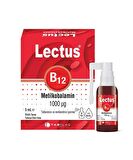 Lectus B12 Metilkobalamin Dilaltı Sprey 1000 mcg 5 ml'lik şişe
