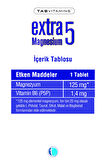 Tabvitamins Extra5 Magnesium 60 Tablet