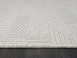Wool Wl008a Bej Halı Sisal Bukle Dekoratif Kabartmalı Halı Tozsuz Antialerjik Salon Halısı Koridor