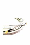 25Metre RG6U6 Bakır Anten Kablosu Hazır Gold F Konnektörlü